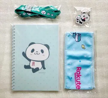 라쿠텐 쇼핑 팬더 굿즈 세트