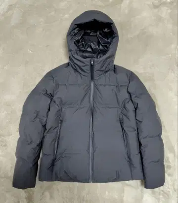 UNIQLO 심리스 다운 후드티/3D 컷 449725 그레이 L