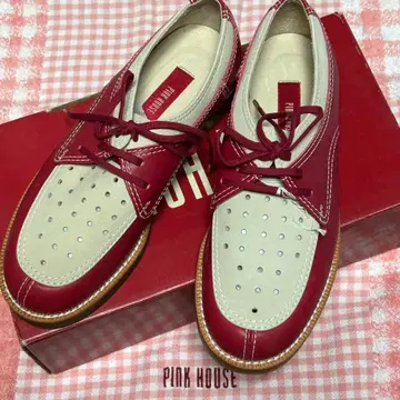 [새상품] 핑크하우스 펀칭 콤비 슈즈 M 사이즈