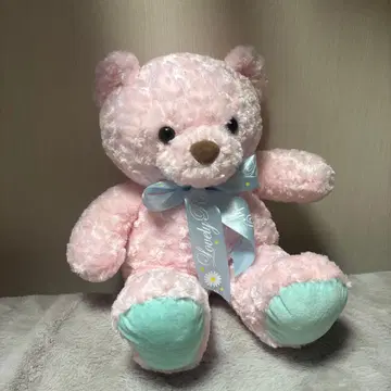 러블리 로즈 베어 핑크 특대형