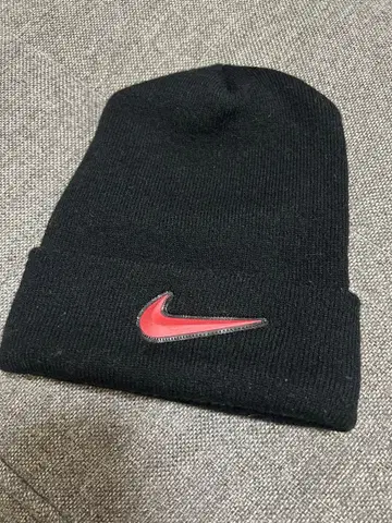 나이키 Nike 90s 빈티지 니트 모자 블랙 빨간색