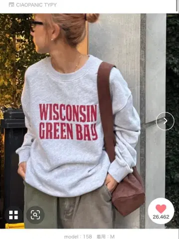 CIAOPANIC TYPY NEW 애시드 워시 가공 / 쭈리 로고 맨투맨