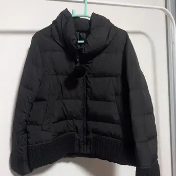 여성용 다운 자켓 11호 L 사이즈 블랙 다운 80%