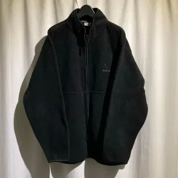 [ head ] 플리스 지퍼 자켓 블랙