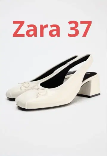 ZARA 슬링백 발레리나 신발 37