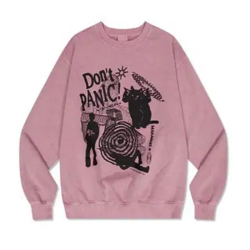 mahagrid 트레이닝 맨투맨 핑크