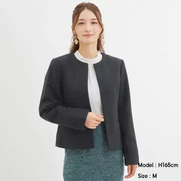 [ 새상품급 ] GU 포멀 슈트 셋업 스커트 자켓 트위드 M