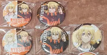 Dr.STONE 나나미 류스이 캔뱃지 5개 세트 미사용 새상품