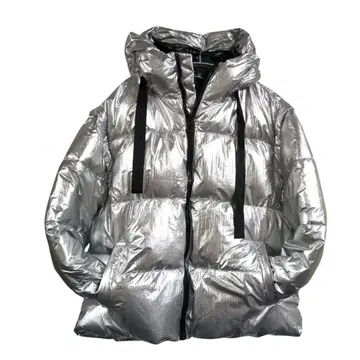 데시구알 2way 자켓 아우터 후드 베스트 실버