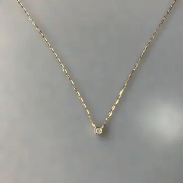 ete K10YG 레이어 다이아몬드 목걸이