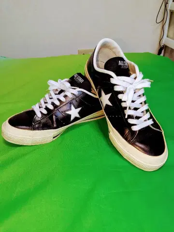 CONVERSE ALL STAR 블랙 와니스타 25.5cm