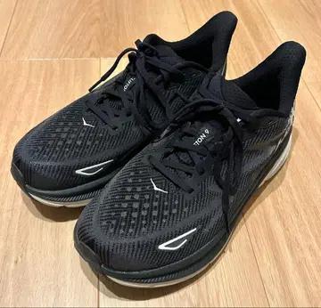 HOKA CLIFTON 9 블랙 26.5cm 2E 와이드 클리프톤9