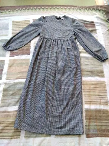 archives 여성용 긴팔 롱 울 원피스