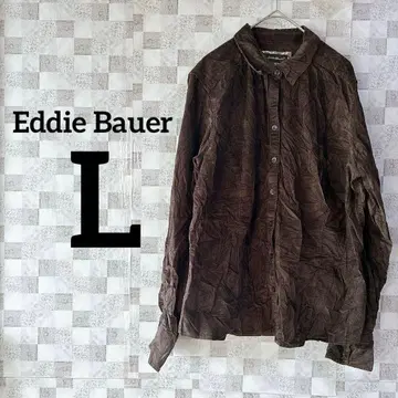 Eddie Bauer [ L ] 에디 바우어 브라운 카키 셔츠