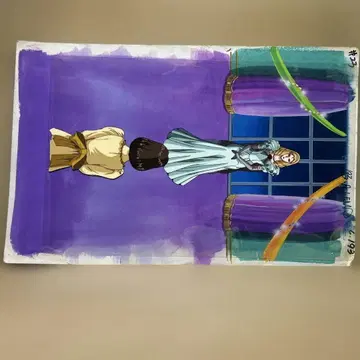 애니메이션 셀화 대형 언니에게 - 이치노미야 후키코 미소노오 나나코