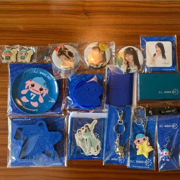 미즈키 나나 팬클럽 굿즈 모음 캔뱃지 핀즈 러버 트레이 명함 케이스