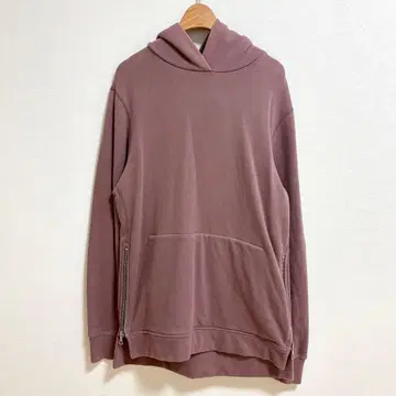 존 엘리엇 후드 부착 사이드 지퍼 후드티 보라색 남성용 사이즈 2