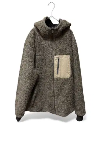 Go hemp 리버서블 보아 플리스 자켓 후드 부착 HEMP