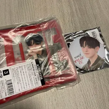 treasure 요시 클리어 파우치 스티커 캔뱃지