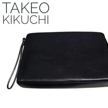 다케오 키쿠치 TAKEO KIKUCHI 가죽 클러치백 세컨드 백