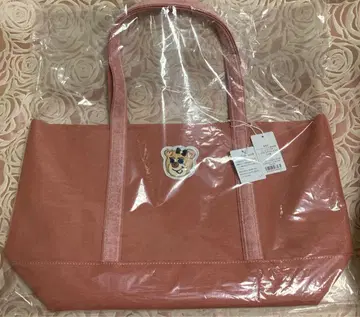 핑크 올드 테디 걸 와펜 토트백 대 상자 발송