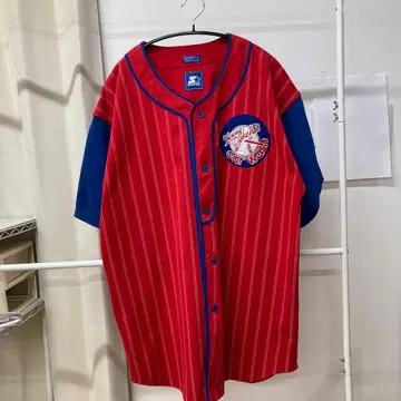 스타터 스타터 베이스볼 셔츠 L 사이즈 게임 셔츠