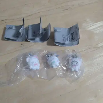 [산리오 메지루시 액세서리] 포근포근 스노우 3개 세트