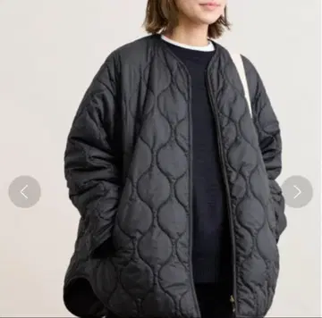 FRAMeWORK 블랙 2WAY 퀼팅 자켓