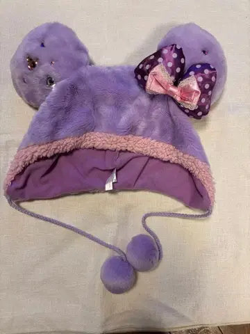 디즈니 리조트 미니 팬캡 퍼플