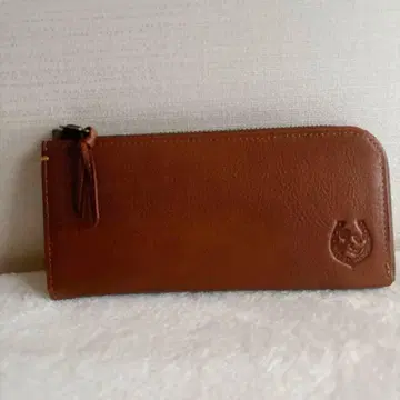 다코타 브라운 가죽 장지갑