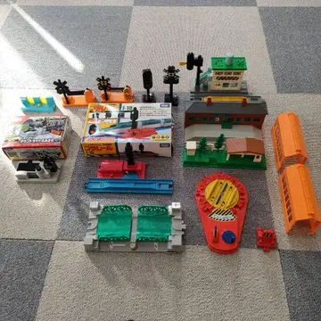 풍경 세트 16점 건널목 역 묶음 판매