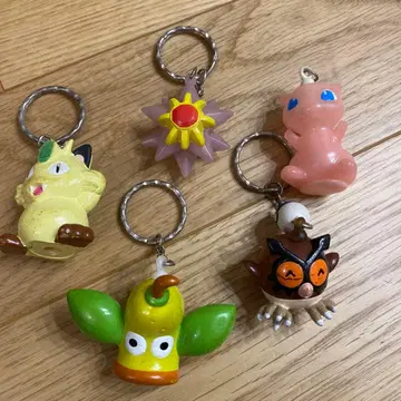 [ 헤이세이 레트로 ] 포켓몬 키링 5종 세트 묶음 판매