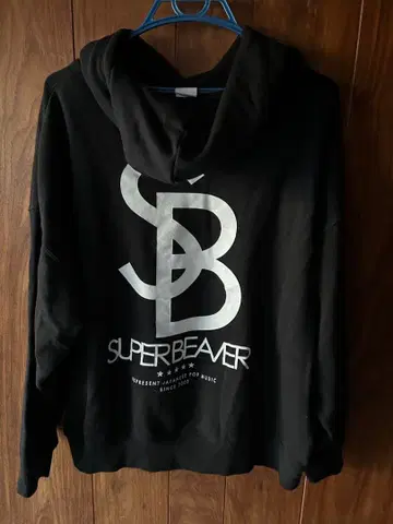 SUPER BEAVER 빅 실루엣 후드티 M