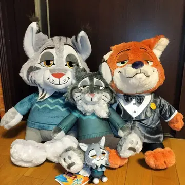 주토피아 2 봉제 인형 파우버트 닉