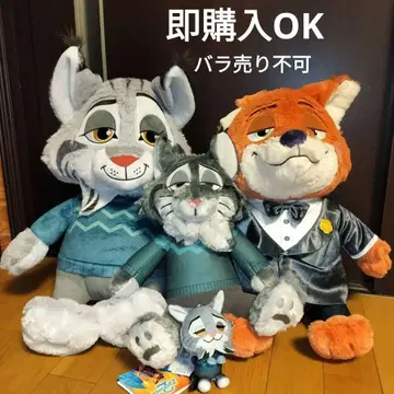 주토피아 2 봉제 인형 파우버트 닉