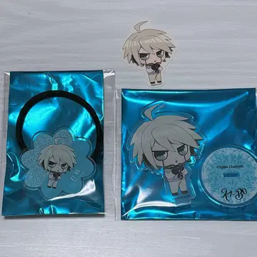 뉴 단간론파 V3 카페 아크릴 스탠드 머리끈 스티커 키보