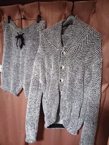 gelato pique 젤라피케 헤링본 모후모후 룸웨어 셋업