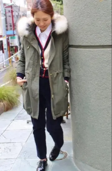 이에나 IENA 모즈 코트 밀리터리 카키