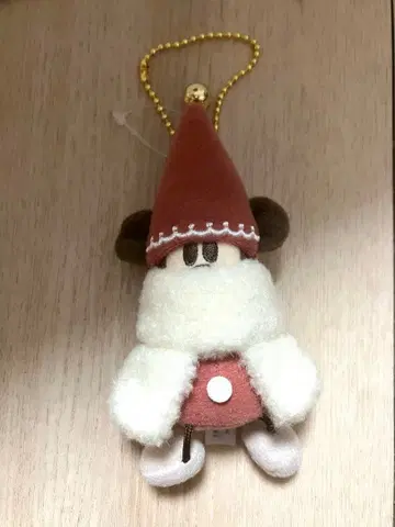 디즈니 크리스마스 릴린린 봉제 인형 배지 봉제 인형 참 빨간색