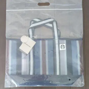 스타벅스 대만 블루 브라운 어부 그물 토트백 2025