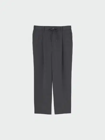 PLST 서머 트로피컬 크로스 원턱 테이퍼드 팬츠