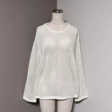 어스 뮤직 앤 이콜로지 라메 메쉬 니트 풀오버