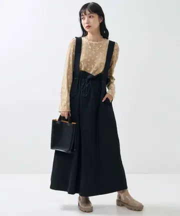 FREAK'S STORE/밀리터리 2way 서스펜더 원피스