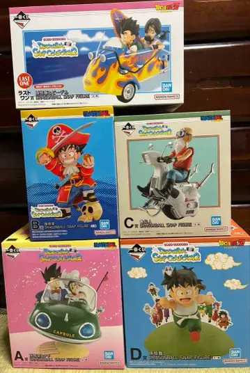 제일복권 드래곤볼 SNAP COLLECTION 2 피규어 5개 세트