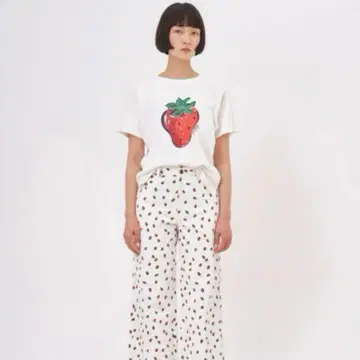 POPPY T셔츠 딸기 아사기니뇨