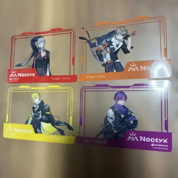 니지산지 EN 녹틱스 Noctyx 특전 클리어 카드 전종