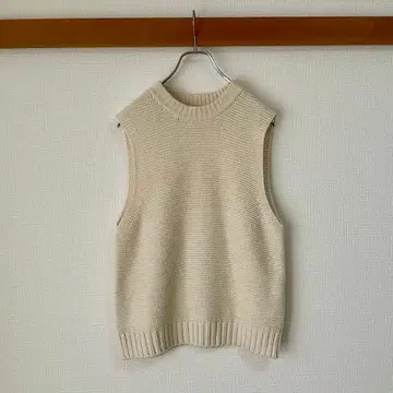 프리스틴 PRISTINE 오가닉 코튼 니트 베스트