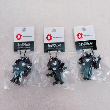 PVC 마스코트 블랙 미야쿠미야쿠ABC 3종류 블랙 미야쿠미야쿠