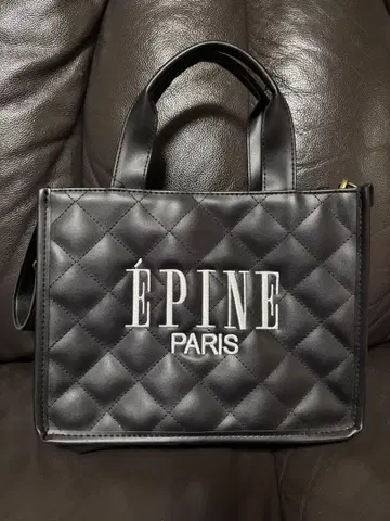 epine 퀼팅 핸드백 블랙 북