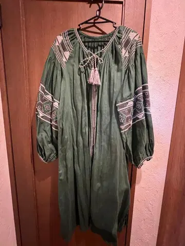 [ CIAOPANIC TYPY ] 자수 그린 원피스